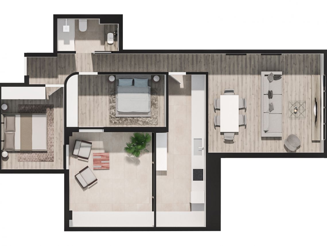 New build - Апартаменты - Гвардамар дель Сегура - Меркадона Guardamar