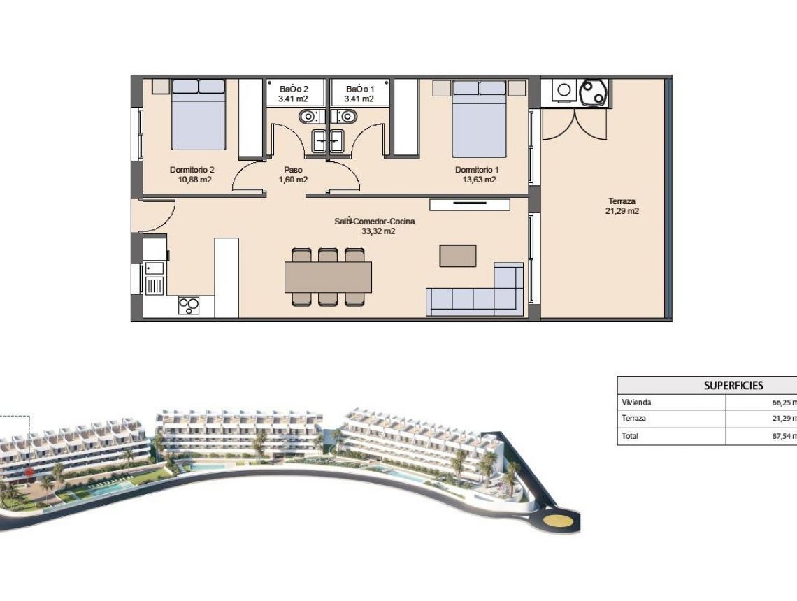  - Apartament - Finestrat - Balcón De Finestrat