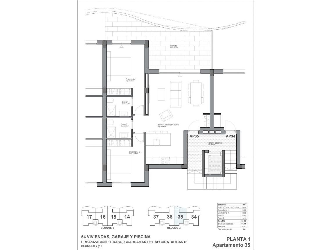  - Apartament - Guardamar del Segura - El Raso