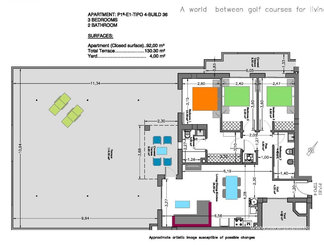  - Apartamentai - Orihuela Coast - Las Filipinas