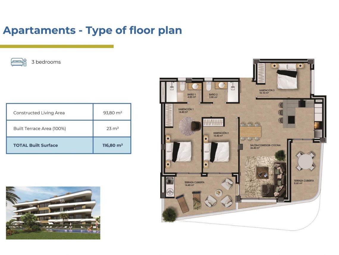  - Apartamento - Orihuela Costa - Punta Prima