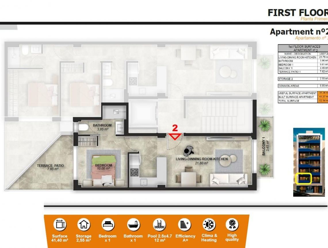  - Apartamento - Torrevieja - Playa del Acequión