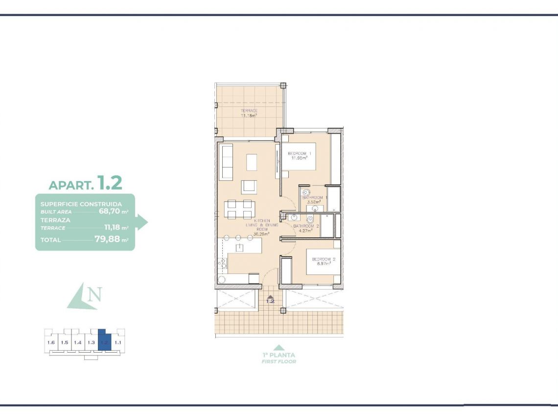  - Apartment - Los Alcázares - Serena Golf