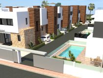 brand New - Semi detached -  with private swimming pool - Cabo Roig - Alicante 