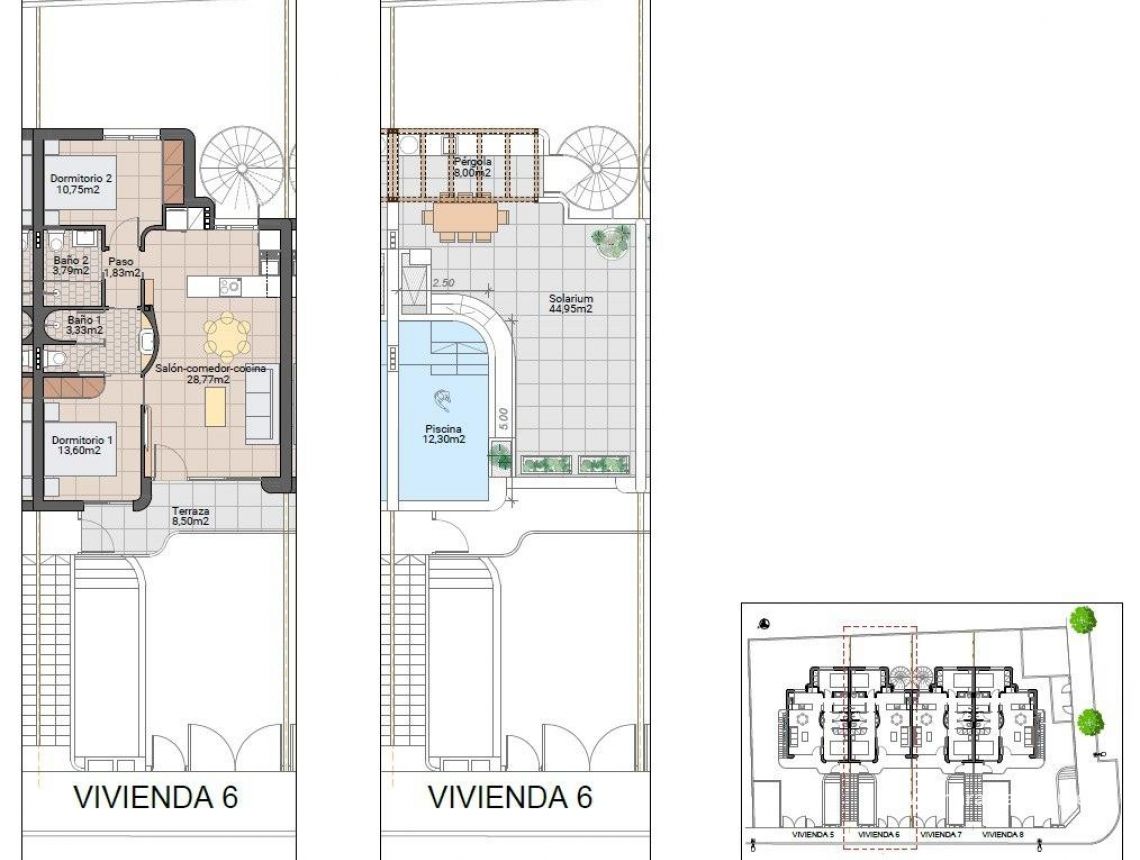  - Bungalow - Pilar de la Horadada - pueblo