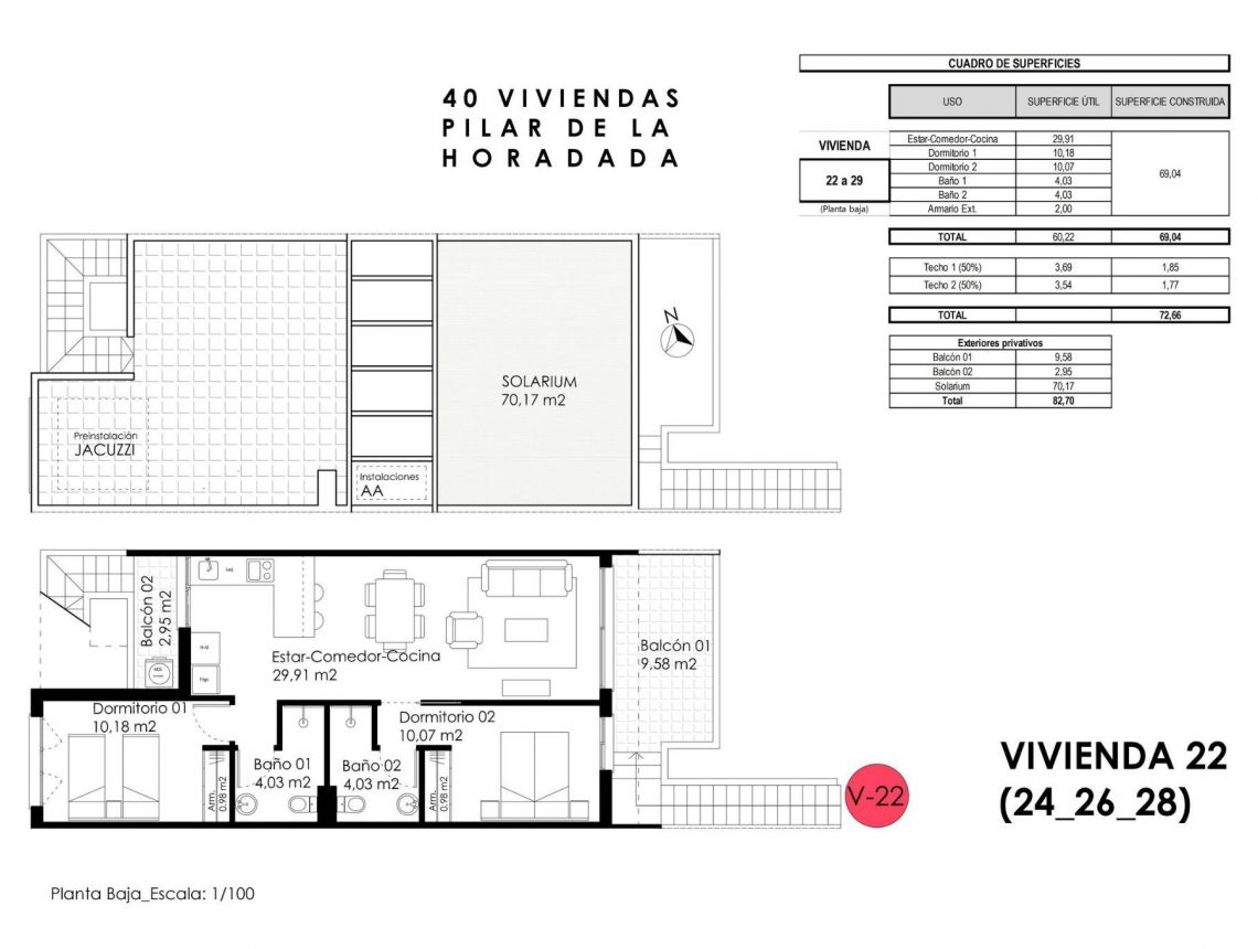  - Bungalows - Pilar de la Horadada - pueblo