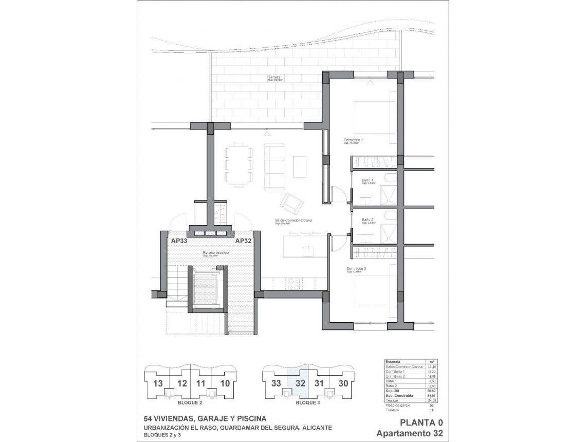 Nauja statyba - Apartamentai - Guardamar del Segura - El Raso