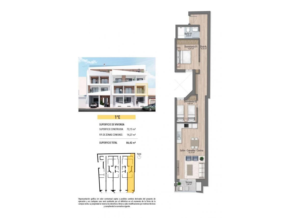 Nauja statyba - Apartamentai - Torrevieja - Playa del cura