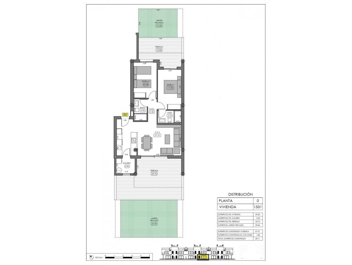 Nauja statyba - Bungalow - Algorfa - La Finca Golf