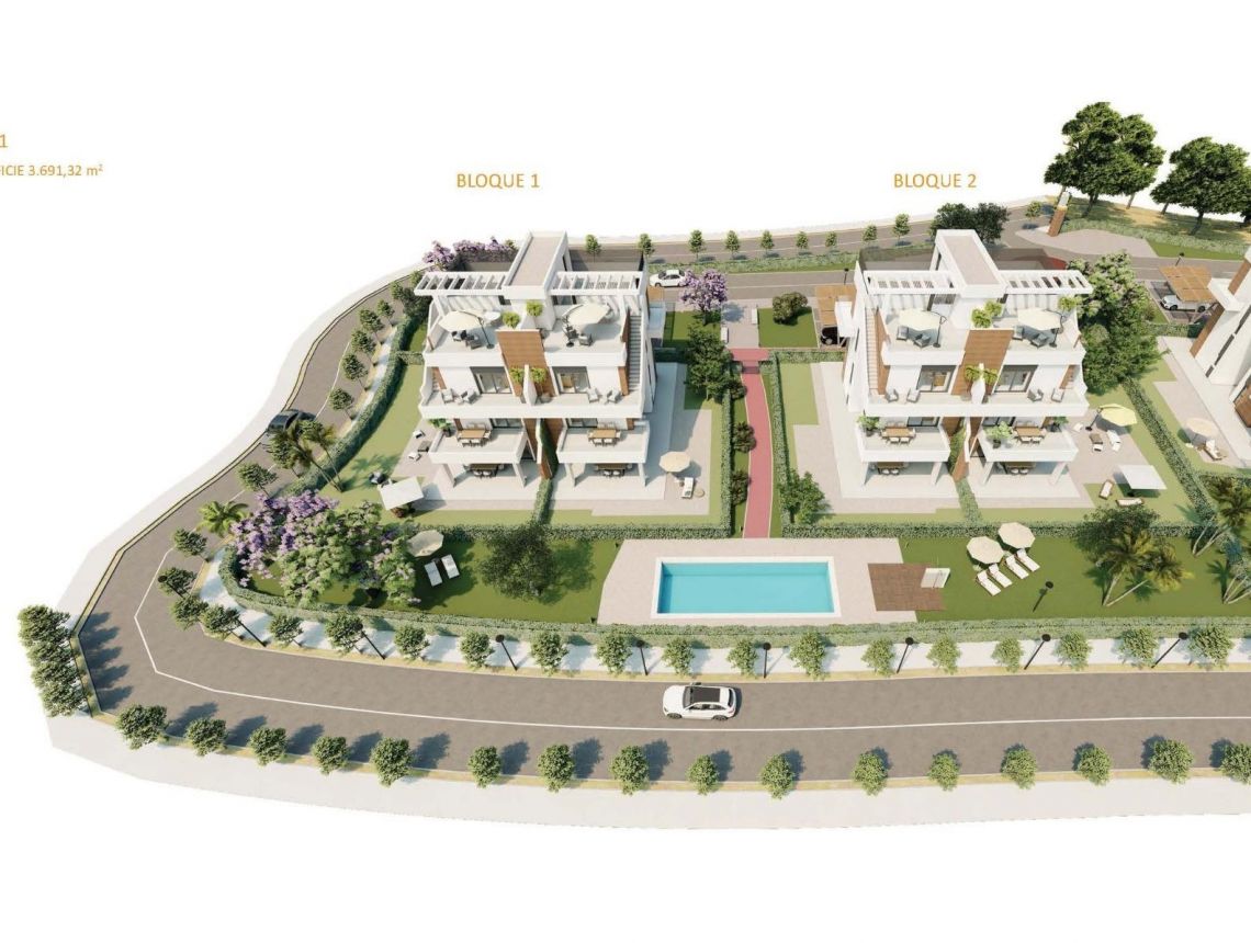 New build - Апартаменты - Fuente Álamo - Hacienda del Alamo