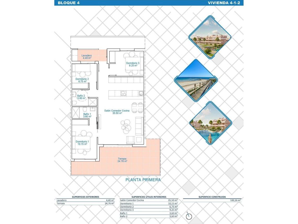 New build - Апартаменты - Pilar de la Horadada - Lo Monte