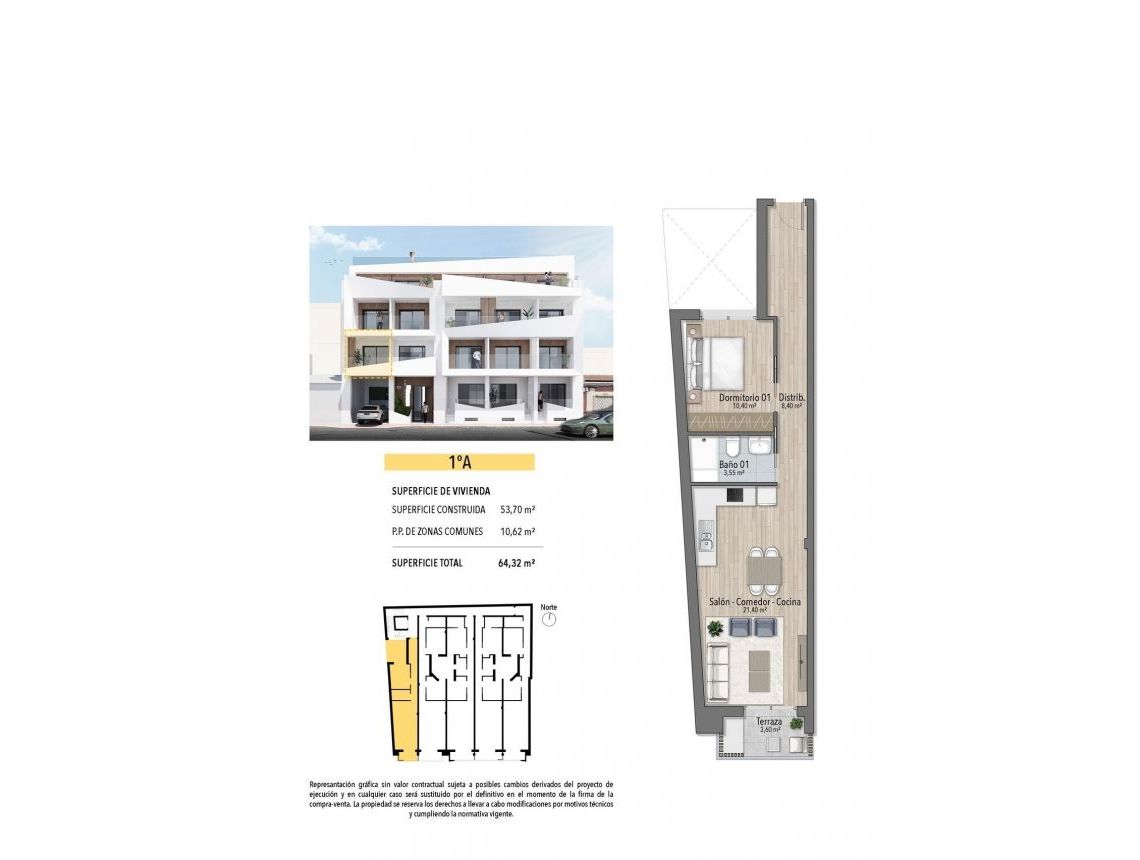 New build - Апартаменты - Torrevieja - Playa del cura