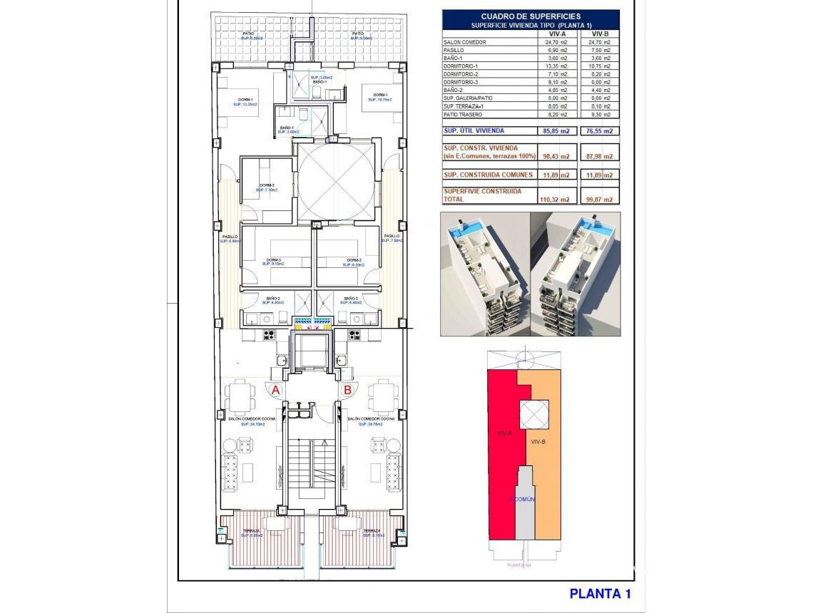 New build - Апартаменты - Torrevieja - Playa del cura