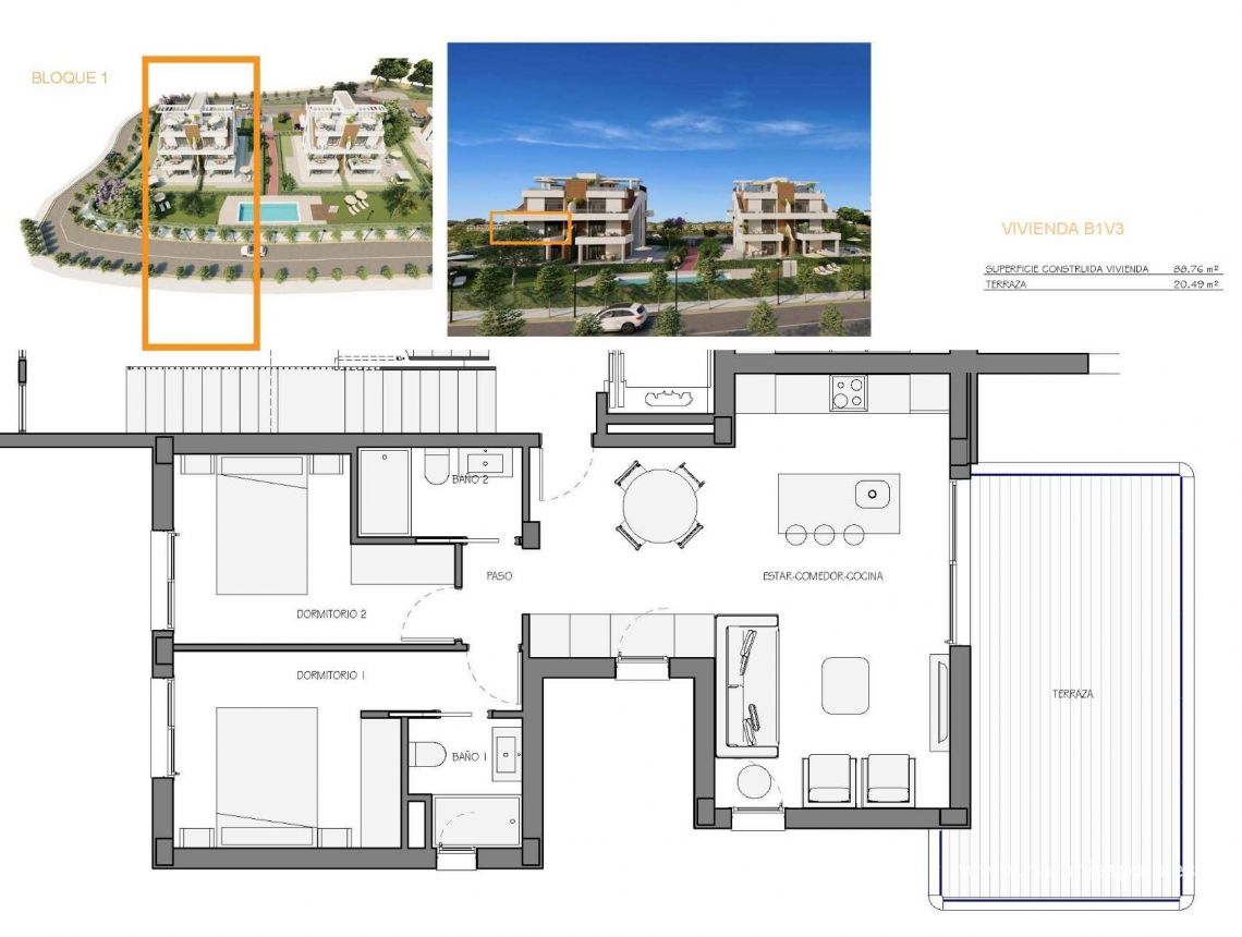 New build - Apartment - Fuente Álamo - Hacienda del Alamo