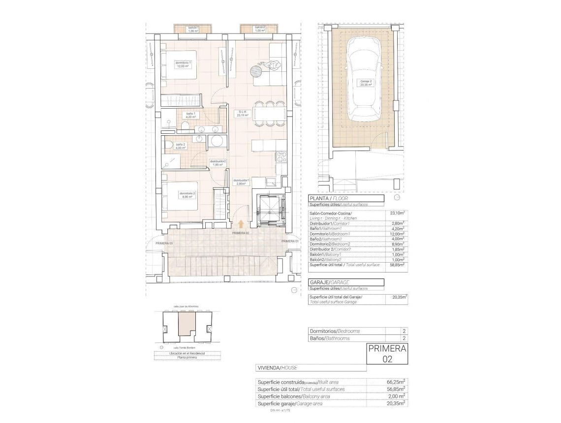 New build - Apartment - Hondon de las Nieves - Pueblo