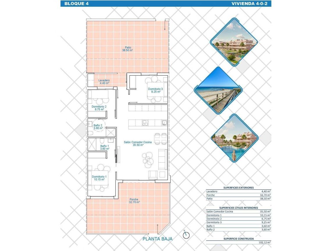 New build - Apartment - Pilar de la Horadada - Lo Monte