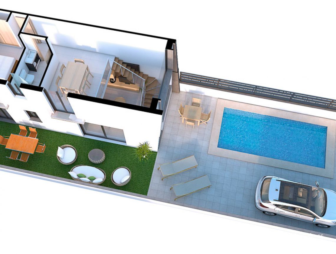 New build - Bungalow - Alicante - Gran Alacant 