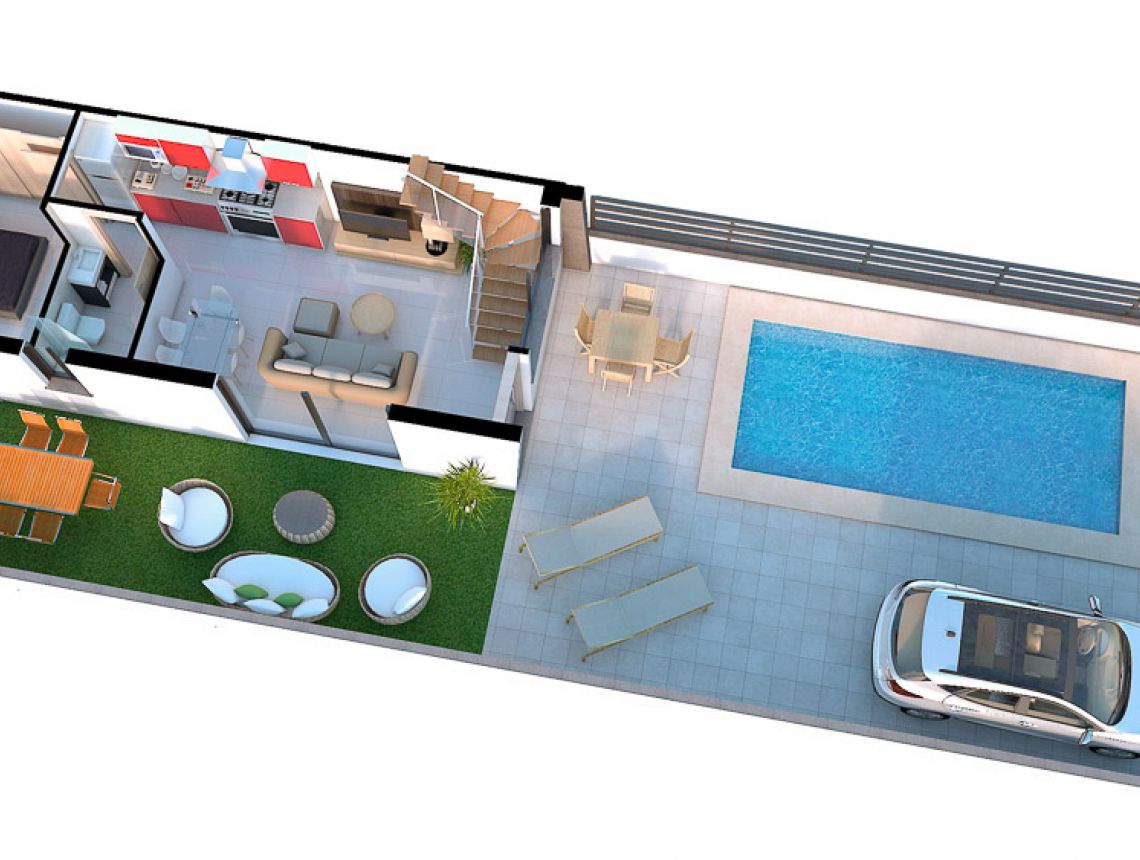 New build - Bungalow - Alicante - Gran Alacant 