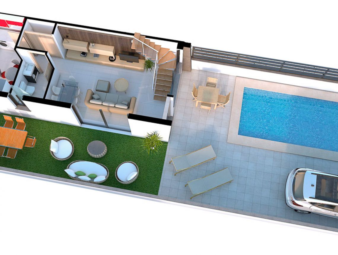 New build - Bungalow - Alicante - Gran Alacant 