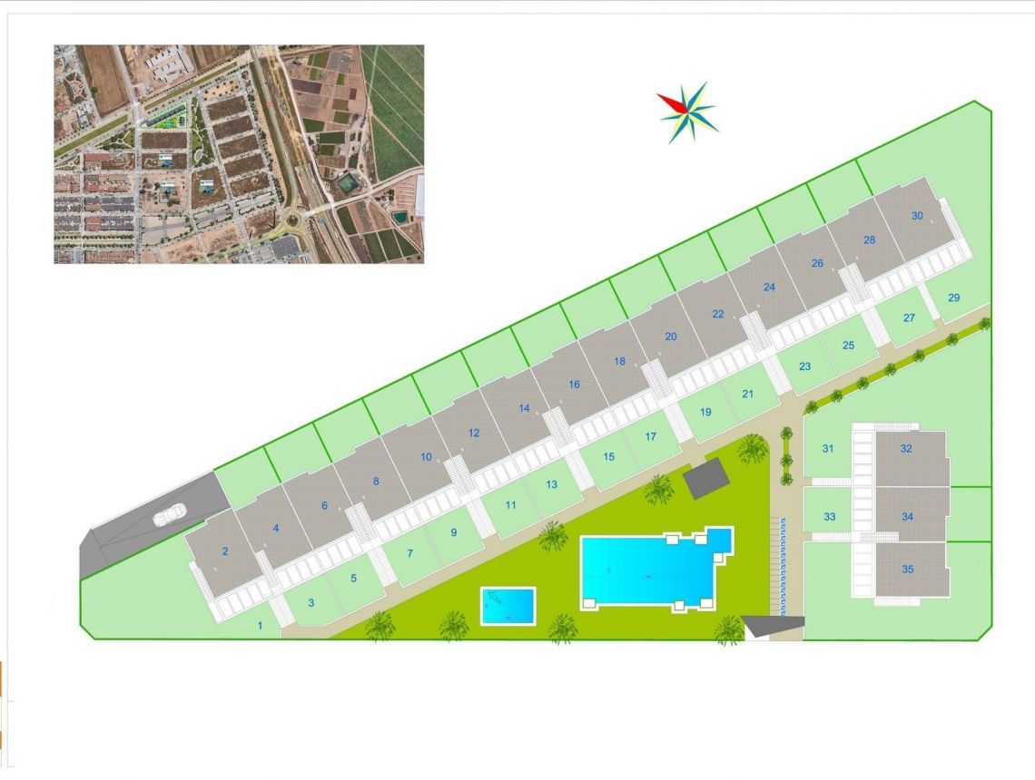 New build - Bungalow - Pilar de la Horadada - pueblo