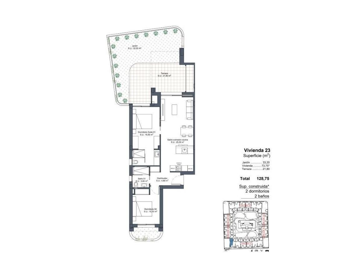 New build - Bungalows - Ciudad Quesada - Lo Marabú
