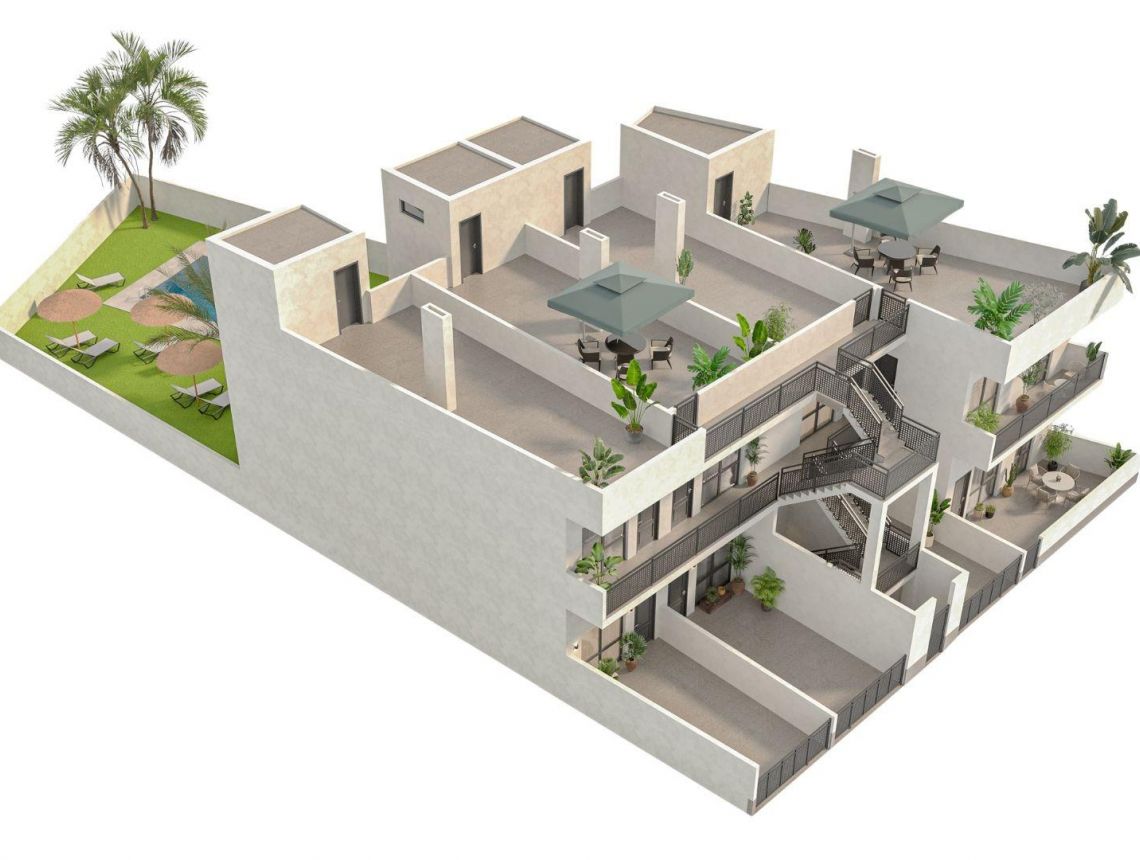 New build - Bungalows - Hondon de las Nieves - La Canalosa