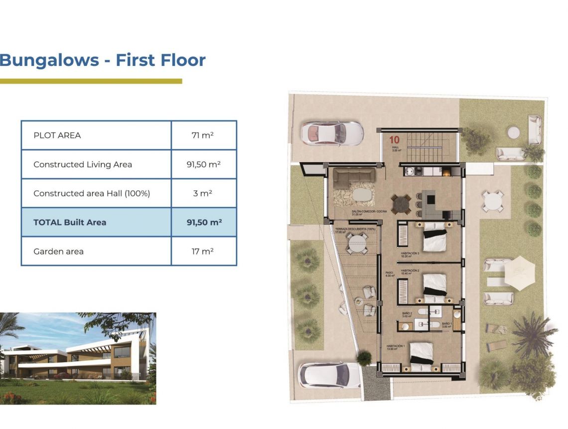 New build - Bungalows - Orihuela Costa - Punta Prima