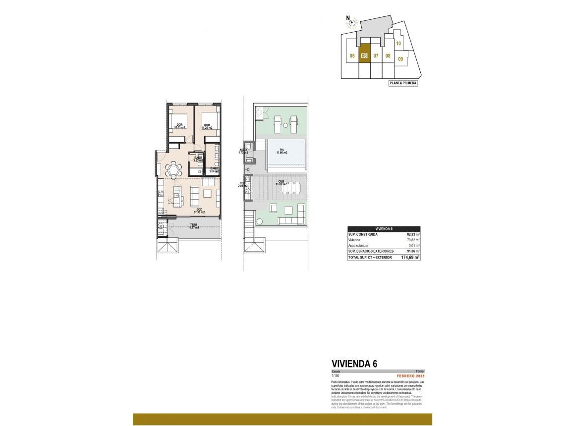 New build - Bungalows - Pilar de la Horadada - parques de Andromeda