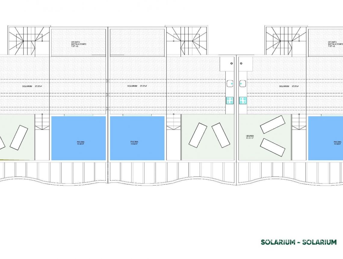 New build - Bungalows - Pilar de la Horadada - parques de Andromeda