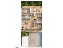 New build - Bungalows - Pilar de la Horadada - parques de Andromeda