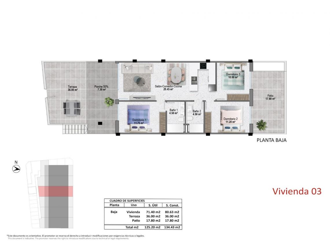 New build - Bungalows - Pilar de la Horadada - pueblo