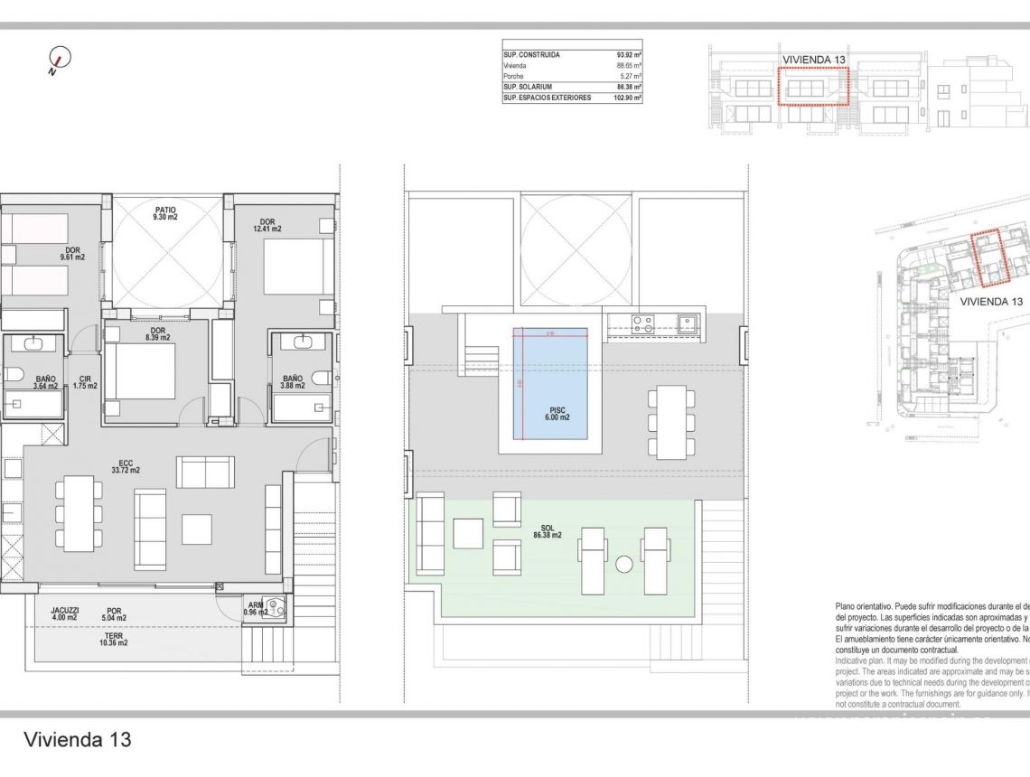 New build - Bungalows - Pilar de la Horadada - pueblo