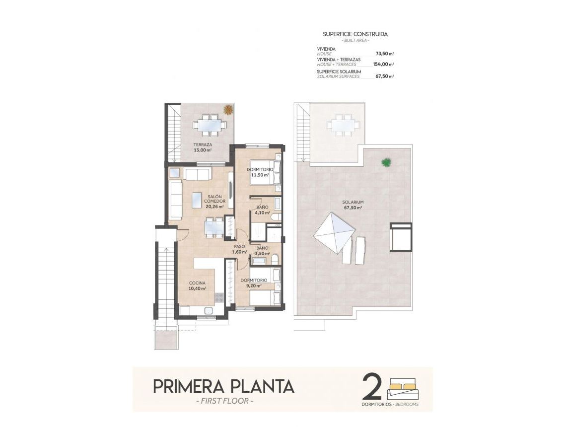 New build - Bungalows - San Miguel de Salinas - La Cañada
