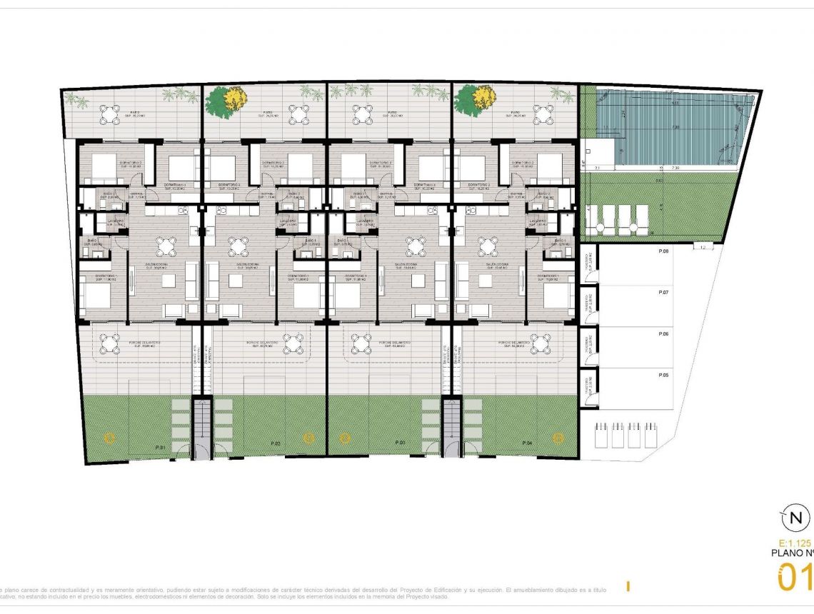 New build - Bungalows - San Pedro del Pinatar - Los Cuarteros