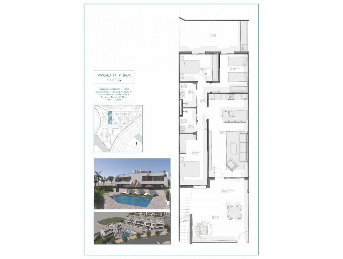 New build - Bungalows - Vera - Pueblo Salinas