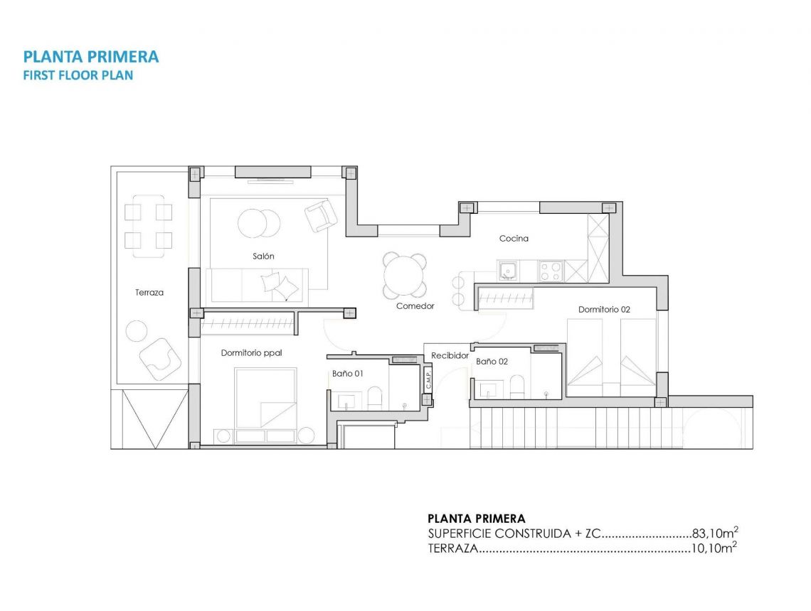 New build - Lägenhet - Torre Pacheco - Santa Rosalia Lake And Life Resort