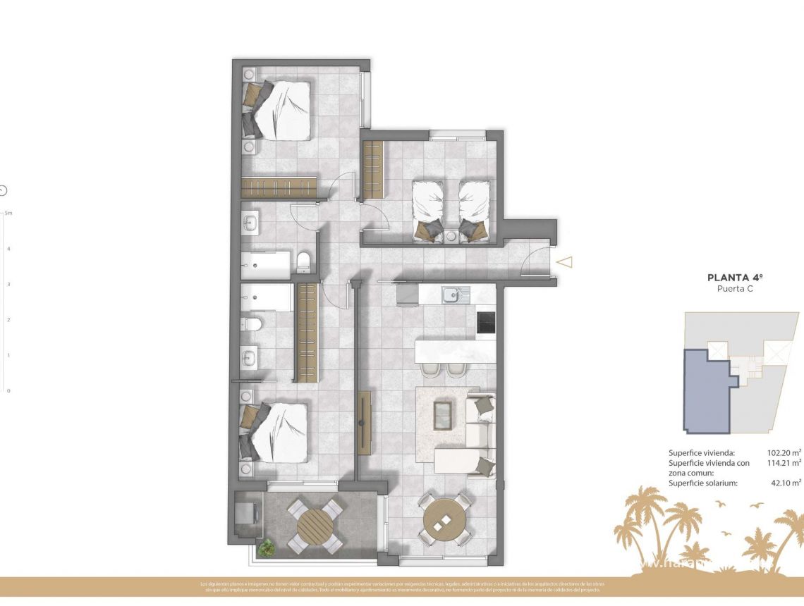 New build - Пентхаус - Гвардамар дель Сегура - Pueblo