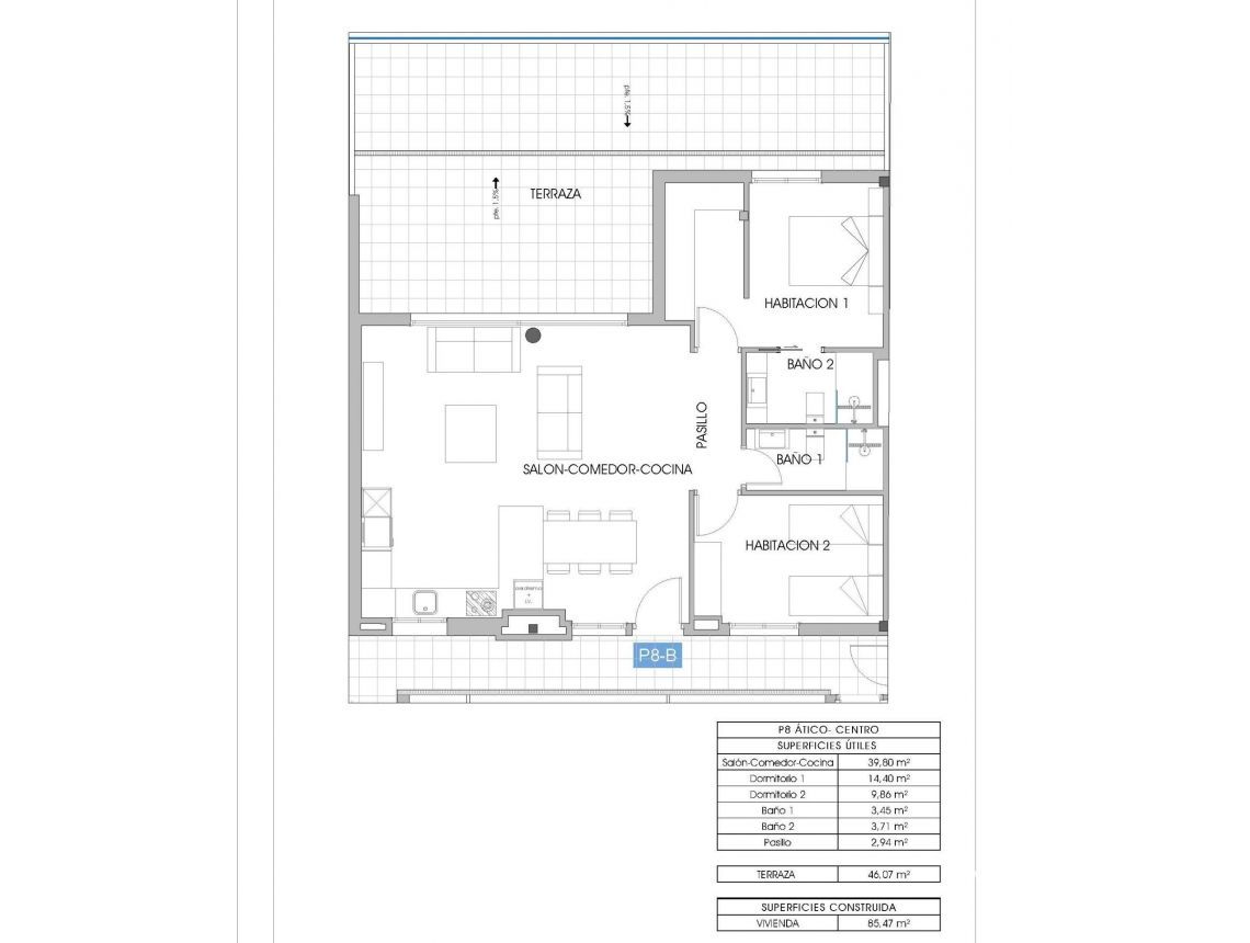 New build - Пентхаус - Villajoyosa - Cala de Finestrat