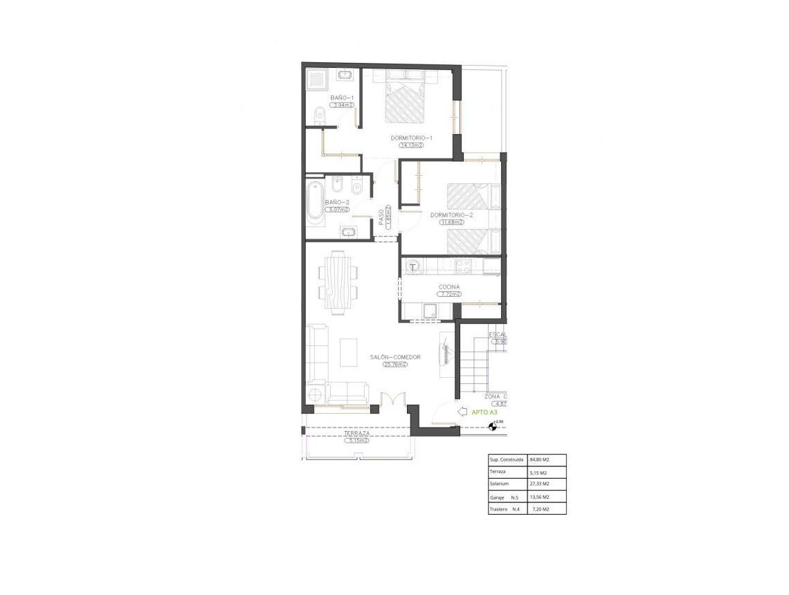 New build - Penthouses - Cuevas Del Almanzora - Herrerias