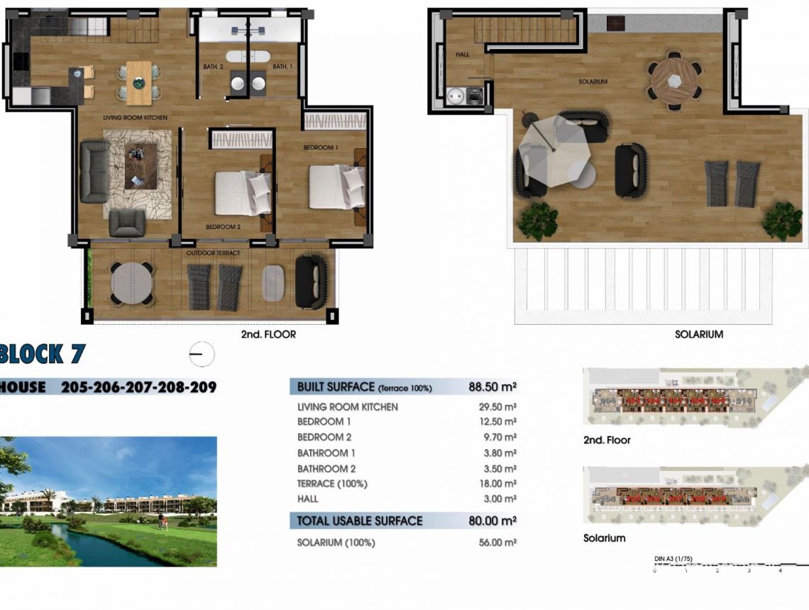 New build - Penthouses - Los Alcazares - Serena Golf