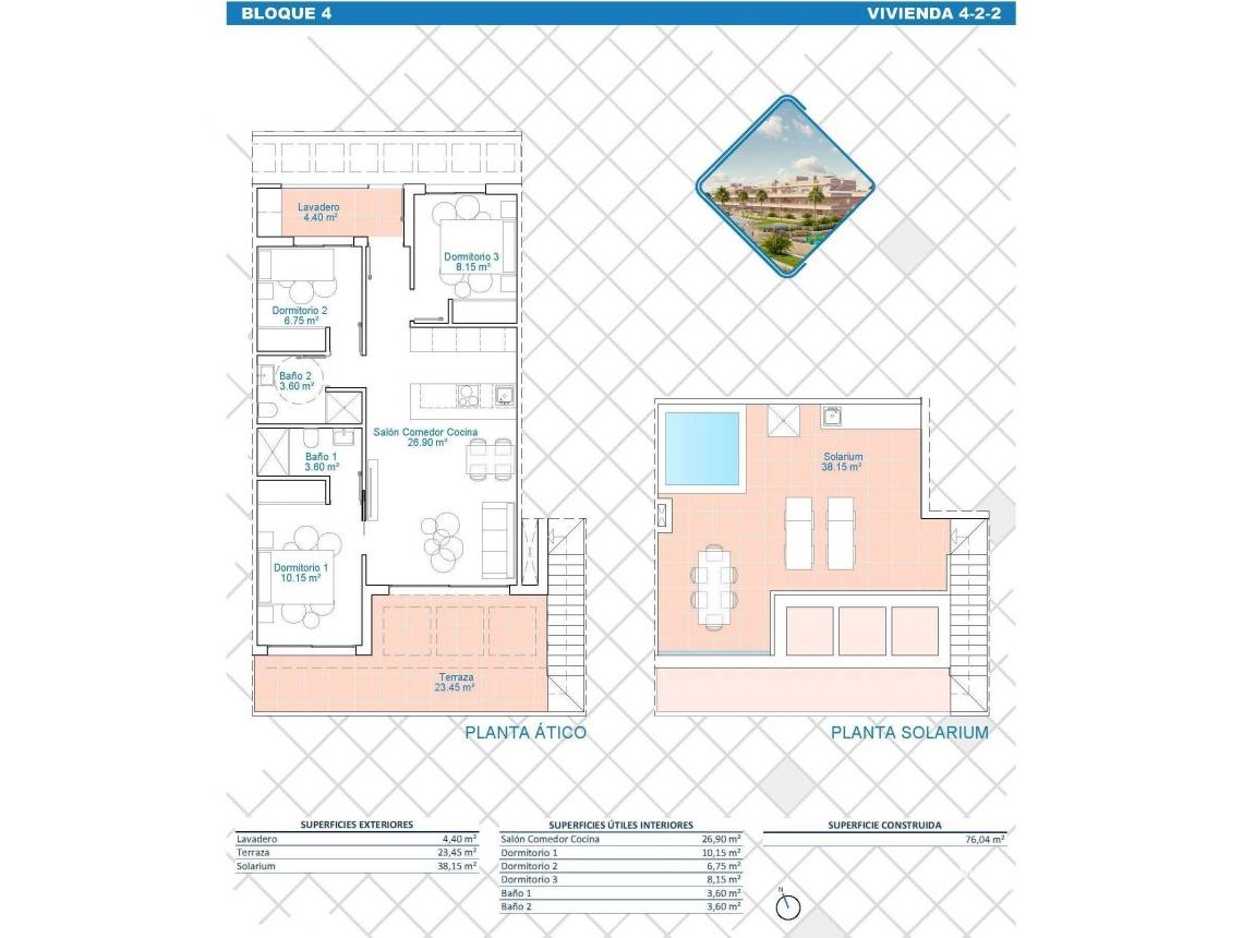 New build - Penthouses - Pilar de la Horadada - Lo Monte