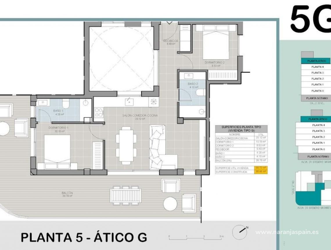 New build - Penthouses - Torrevieja - El acequión