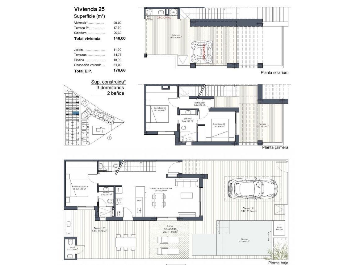 New build - Quad House - Los Alcázares - Serena Golf