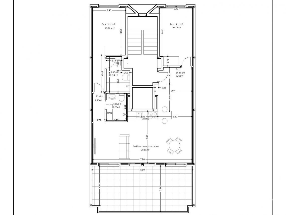New build - Takvåning - Alicante - Centro