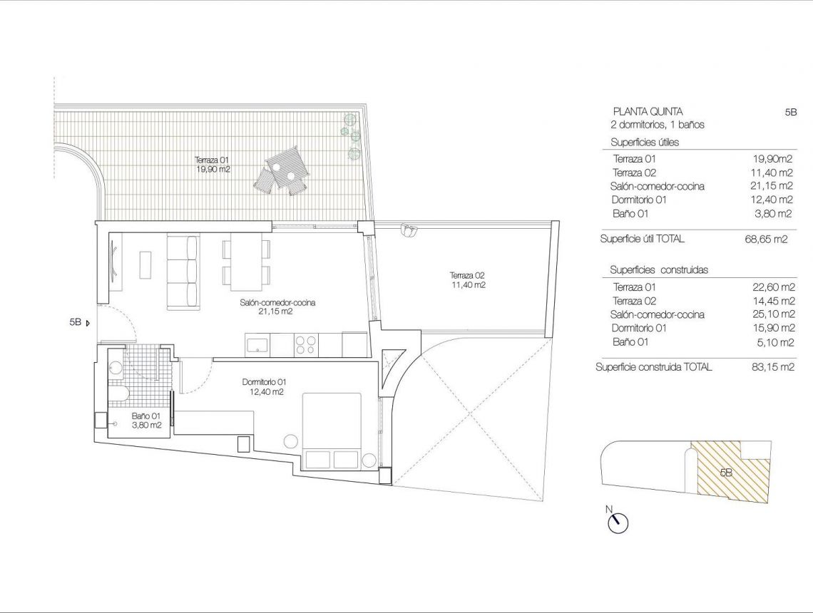New build - Takvåning - Torrevieja - Playa de los locos
