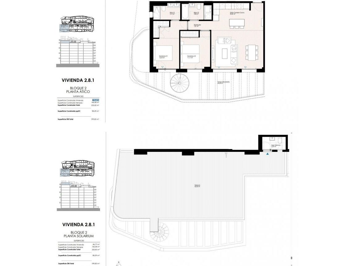 New build - Takvåning - Villajoyosa - Playa del Torres