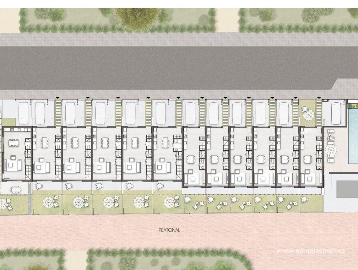 New build - Town House - Pilar de la Horadada - pueblo