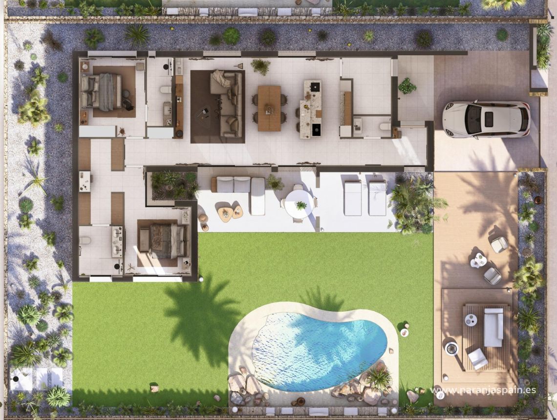 New build - Villa - Banos y Mendigo - Altaona Golf