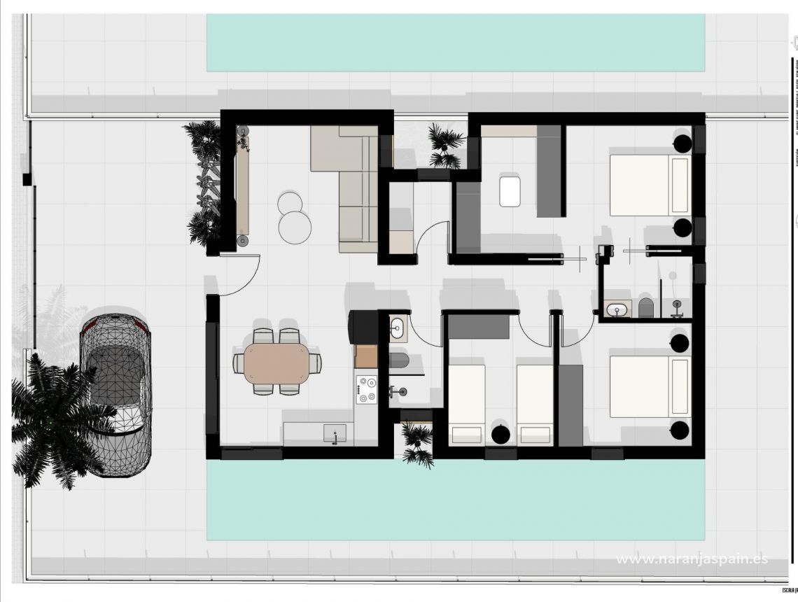 New build - Villa - Benijofar - Urb. Monteazul