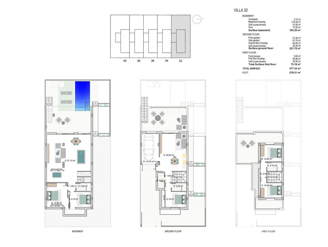 New build - Villa - Los Alcazares - Serena Golf